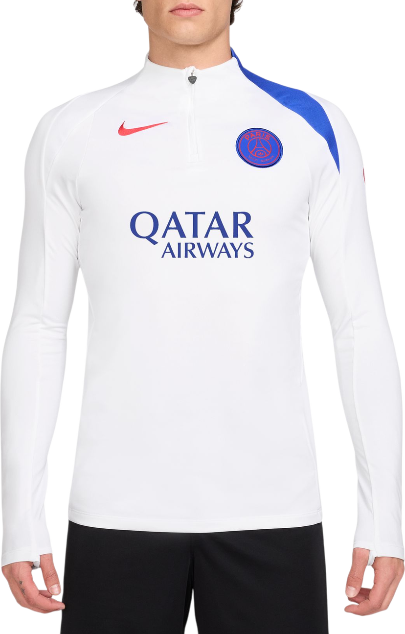 T-shirt Nike Paris Saint-Germain Total 90 Strike Soccer Knit Drill Top Vit | hm3356-101