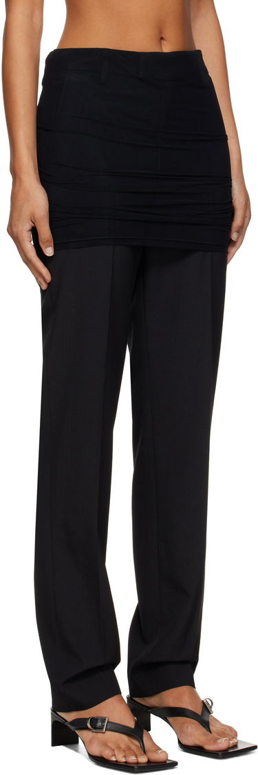 Byxor Maison Margiela MM6 Maison Margiela Light Wool Blend Trousers Svart | S62KB0248 M35436, 1
