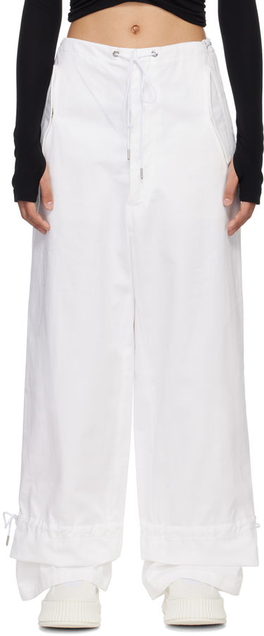 Cargo byxor Dion Lee Dion Lee Eyelet Tie Trousers Vit | A2273R22, 0