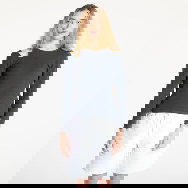 T-shirt BAPE A BATHING APE Pigment Dyed Cut Out Rib Long Sleeve T-Shirt Grå | 001LTL302002LBLK, 0