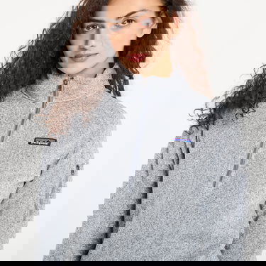 Sweater Patagonia Women's Better Sweater 1/4 Zip Fleece Pullover Grå | 25618 BCW, 1