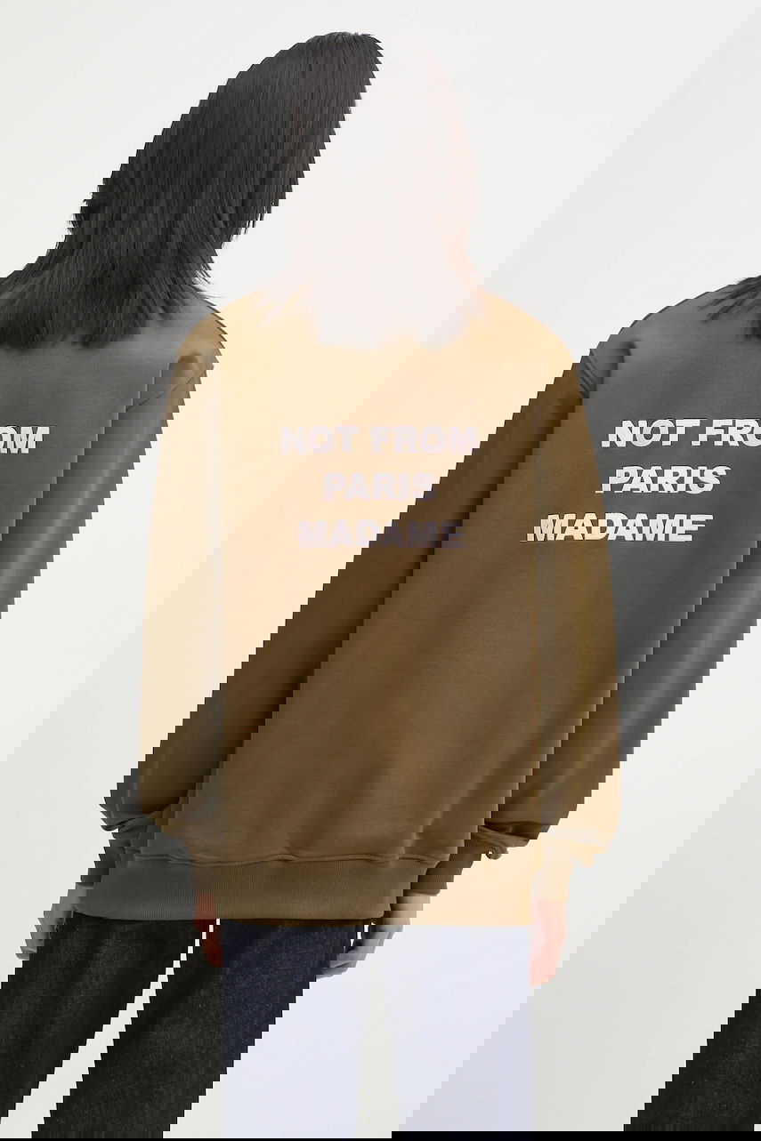 Sweatshirt Drôle de Monsieur Drôle de Monsieur Le Sweatshirt Slogan Grön | I.SW149.CO127, 0