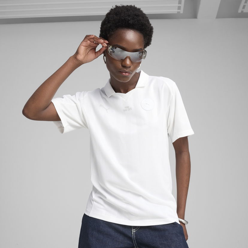Polotröja Puma IndividualRISE Football Jersey Vit | 660039_10