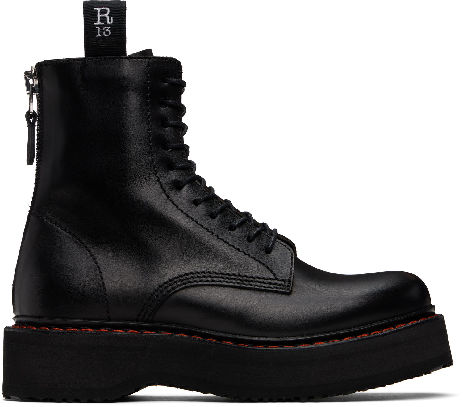 Kläder R13 R13 Single Stack Boots Svart | R13WS025-S001A, 0