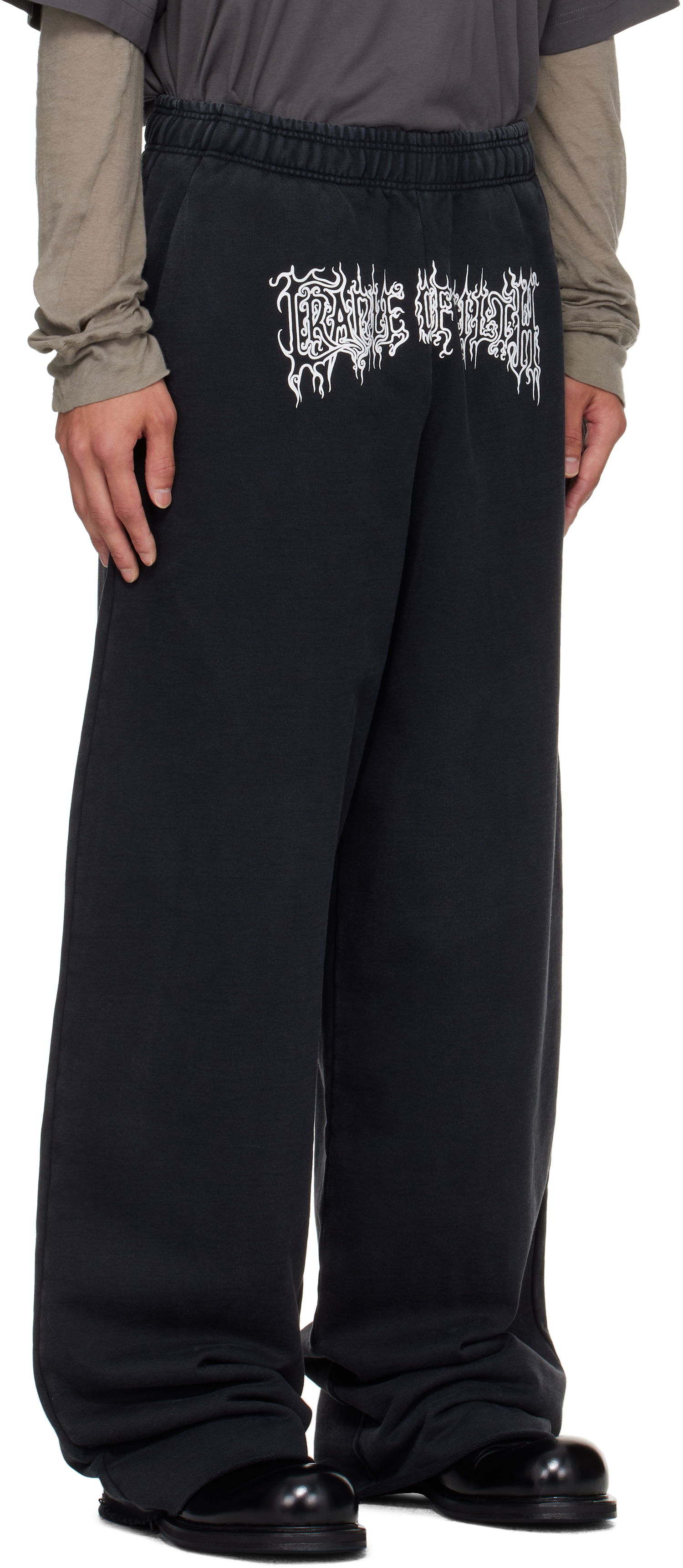 Träningsbyxor VETEMENTS Vetements Cradle of Filth Baggy Sweatpants Svart | UCF76SP100B, 1