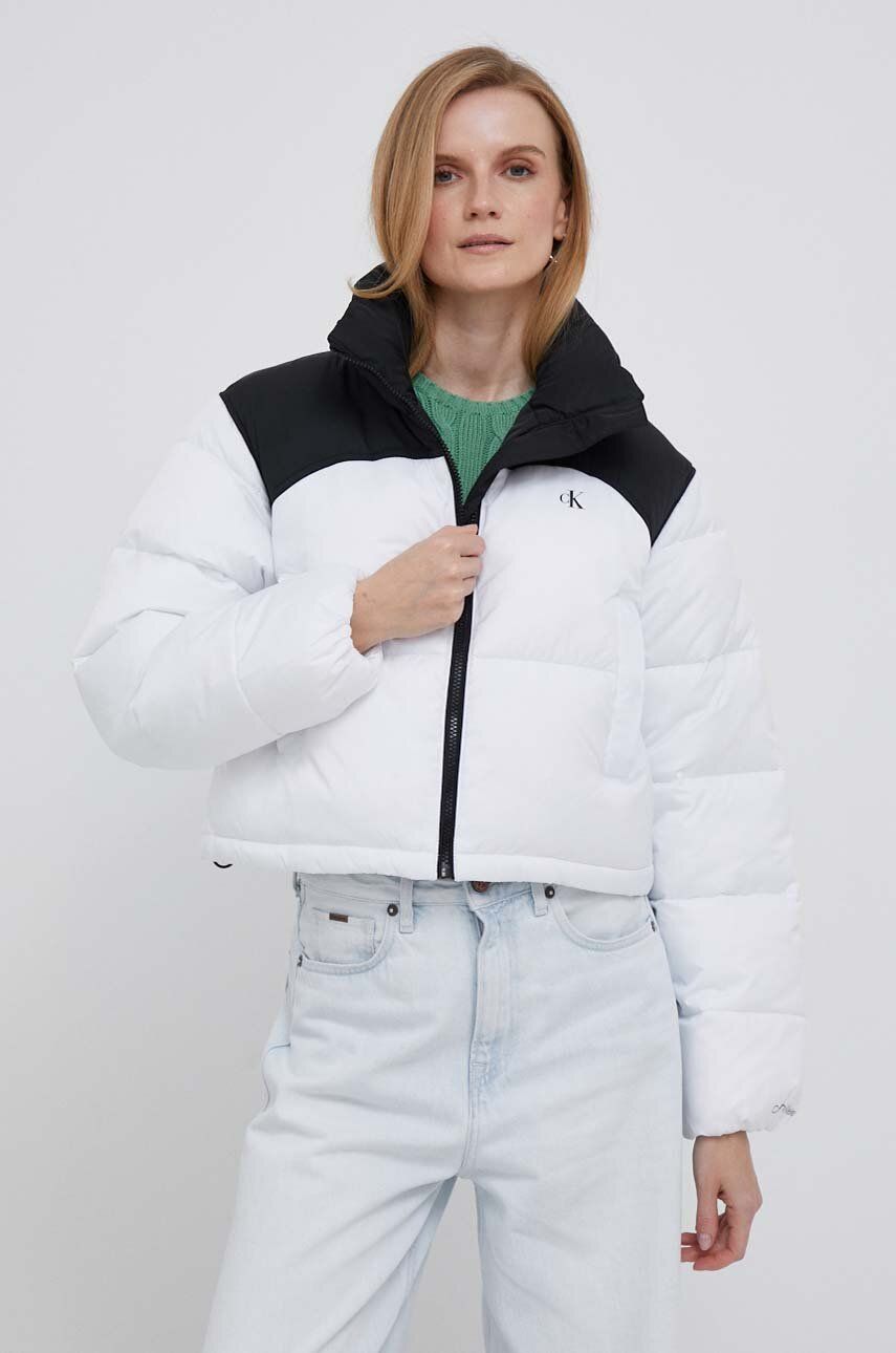 Pufferjacka CALVIN KLEIN Puffer Jacket Vit | J20J221379, 0