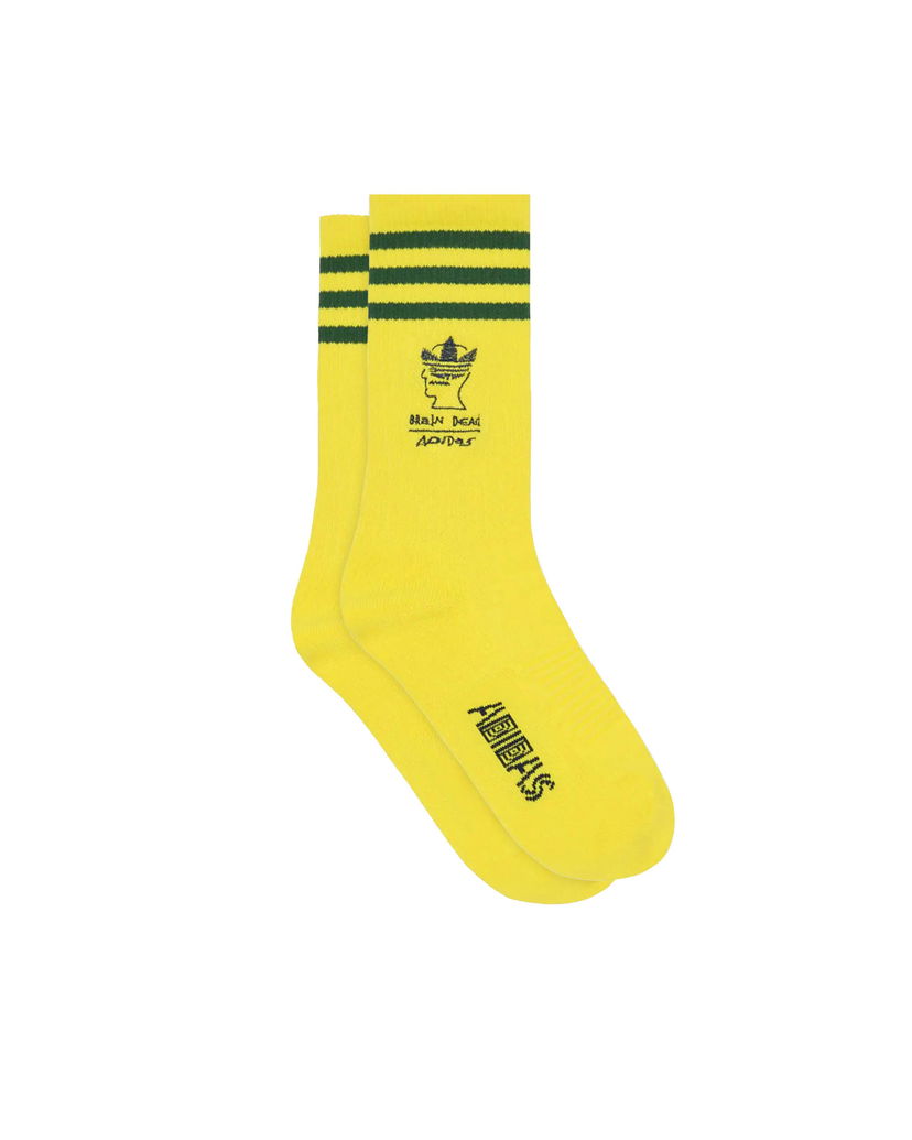 Strumpor adidas Originals BRAIN DEAD Socks Gul | JN7154