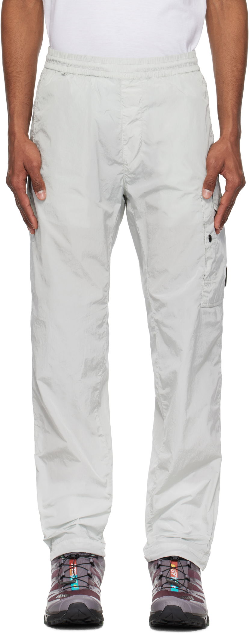 Cargo byxor C.P. Company C.P. Company Chrome-R Regular Cargo Pants Grå | 18CMPA062A-005904G