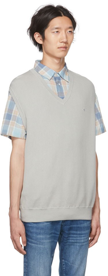 Sweater rag & bone Winslow Knit Vest Grå | MBS22P012LL12, 1