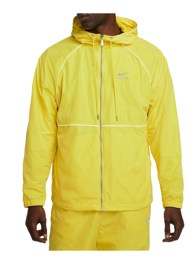 Vindjacka Nike Air Full-Zip Hooded Woven Jacket Gul | DQ4213-765