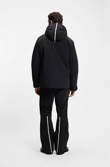 Pufferjacka BOSS Ski Water-Repellent Padded Jacket Svart | 50550108, 1