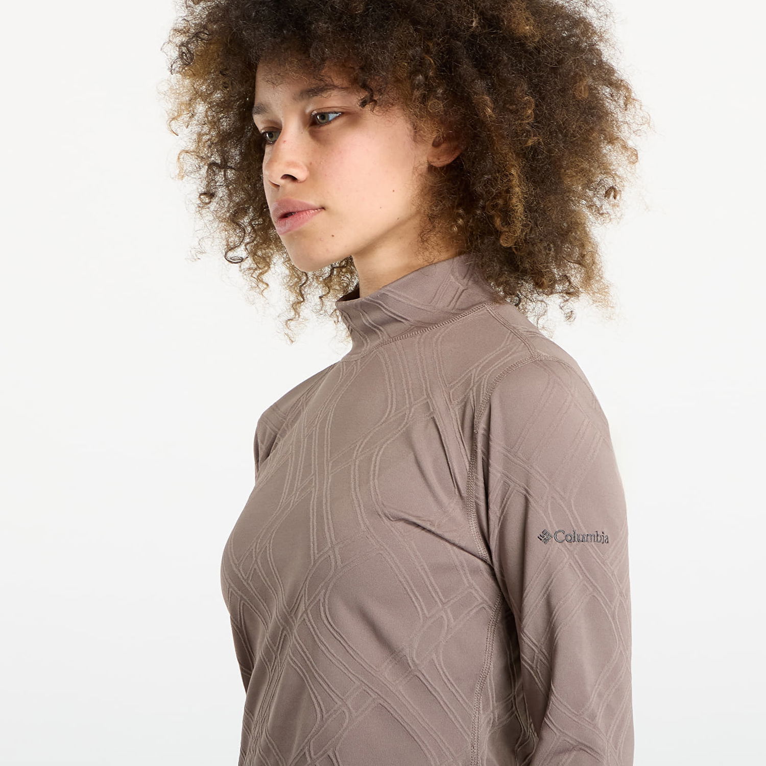 T-shirt Columbia Granite Point™ LS Turtleneck Top with Embossed Pattern Beige | 2141891254, 1