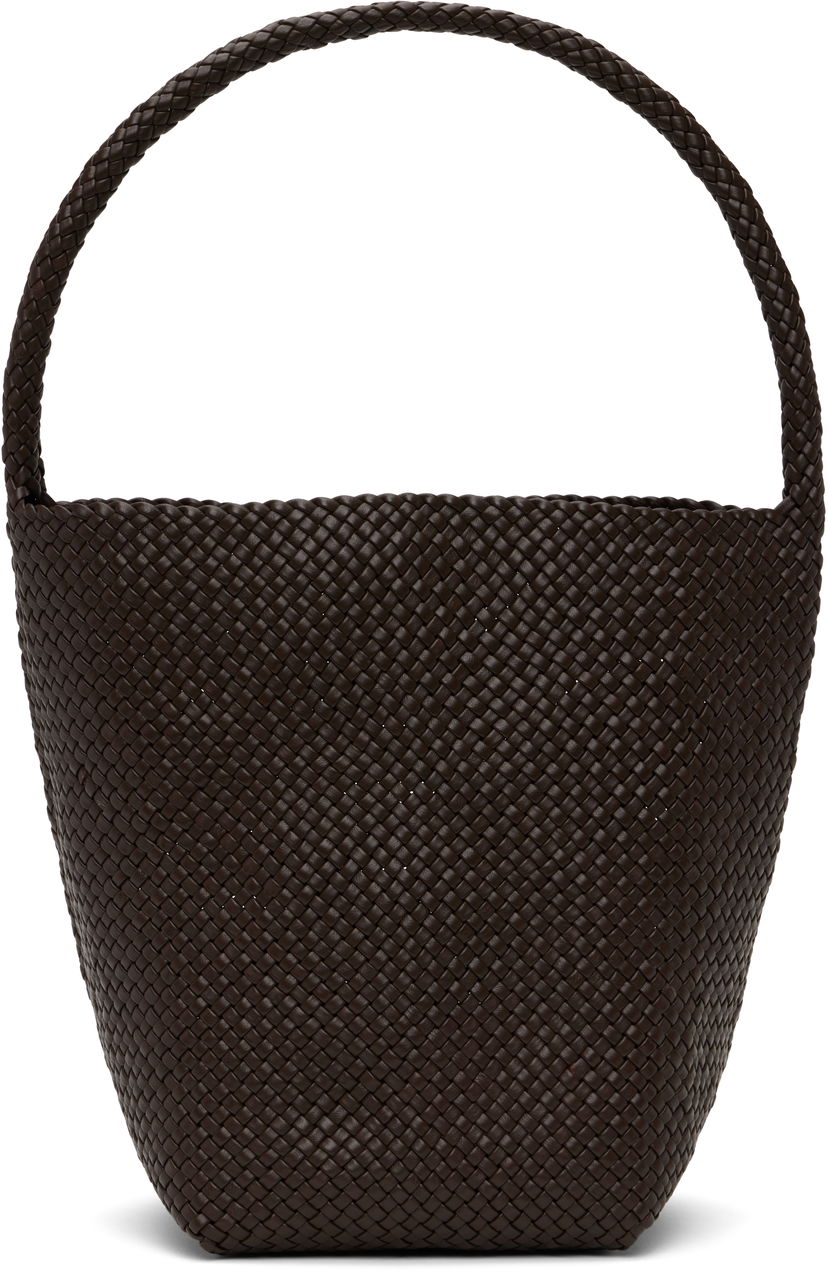 Tygpåse The Row The Row Medium Woven Tote Bag Brun | W1744-WL60