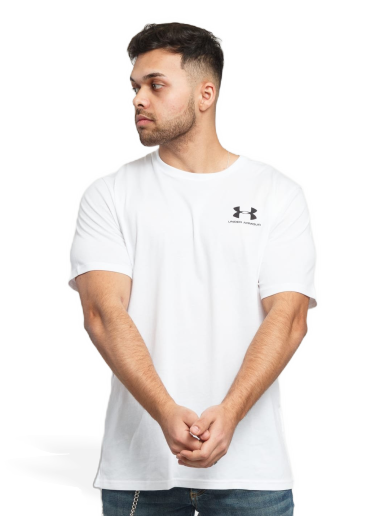 T-shirt Under Armour Sportstyle Left Chest SS Tee Vit | 1326799-100