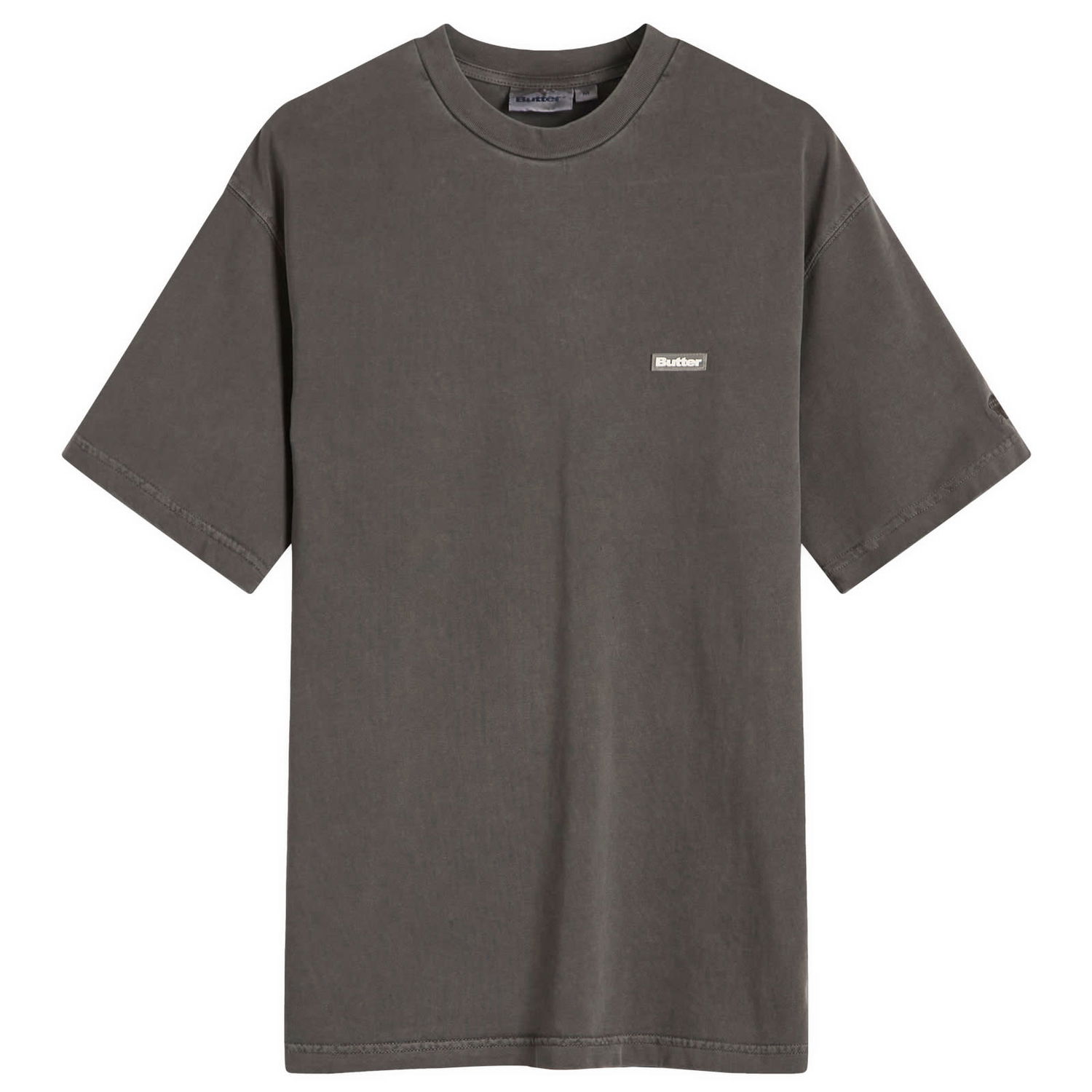 T-shirt Butter Goods Basic T-Shirt, Size Large Grå | BG243110-BLK, 0