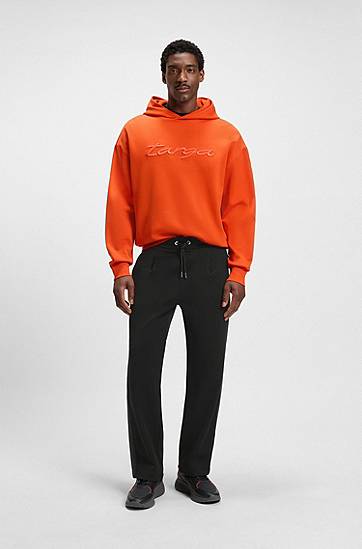 Träningsbyxor BOSS Porsche x BOSS Tracksuit Bottoms with Side Stripes Svart | 50543681, 1