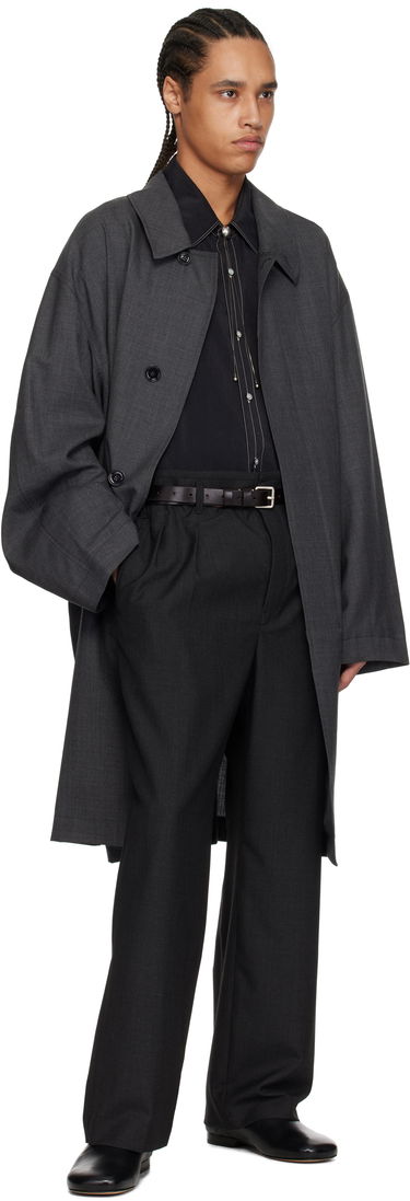 Rockar LEMAIRE LEMAIRE Light Tailored Coat Grå | CO1099 LF1386, 3