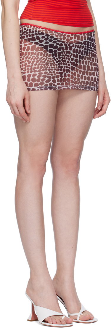 Kjol Miaou Miaou Elektra Miniskirt Brun | 4014PM2LIZ, 1
