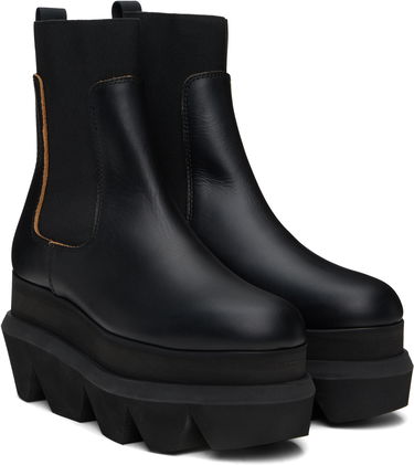 Sneakers och skor sacai Leather Chelsea Boots Svart | SCW-257, 3