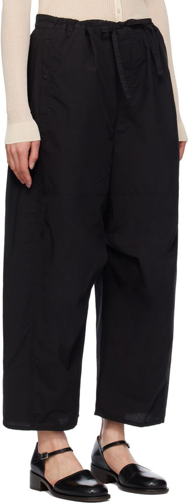 Byxor LEMAIRE Cropped Drawstring Trousers Svart | PA1110 LF1218, 1
