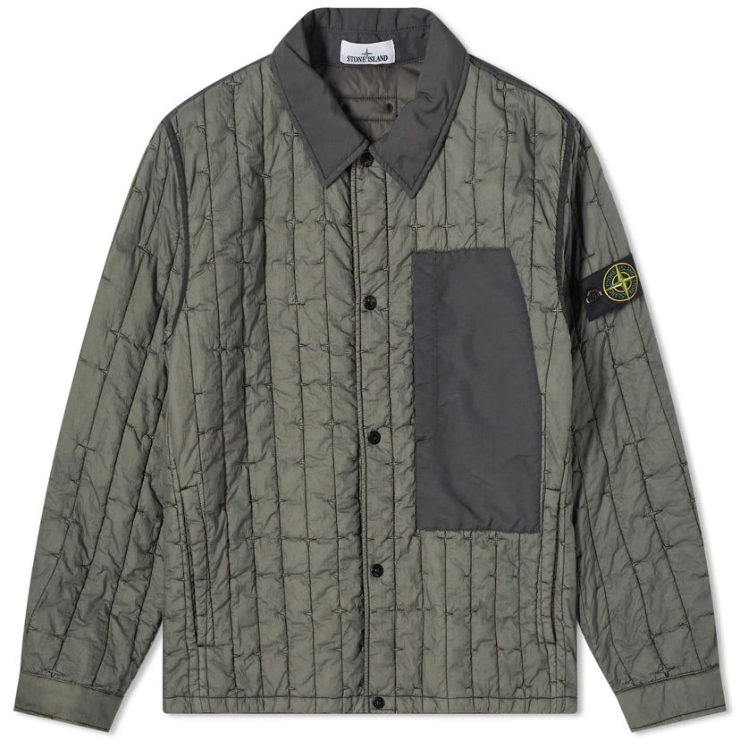 Jacka Stone Island Quilted Nylon Stella Primaloft-TC Jacket Grön | 801540831-V0059
