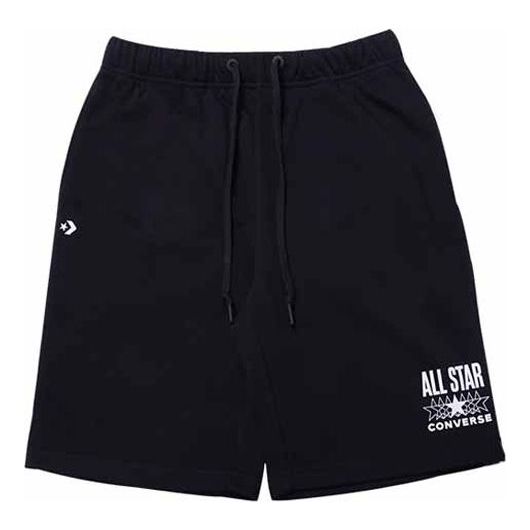 Shorts Converse All Star Graphic Print Shorts Svart | 10020435-A01
