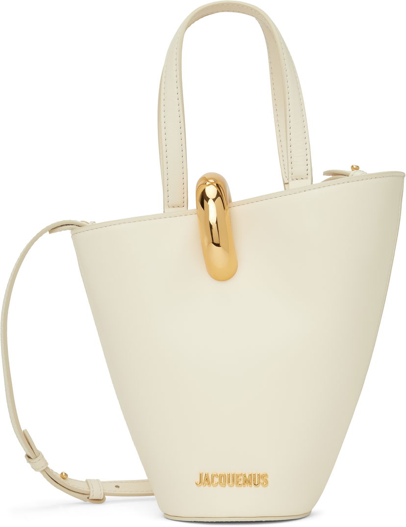 Handväska Jacquemus Jacquemus Small 'Bambola' Tote Vit | 24H243BA389-3000