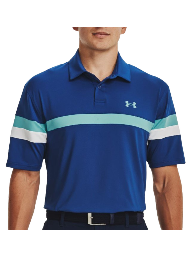 Polotröja Under Armour T2G Color Block Polo Shirt Mörkblå | 1377379-471