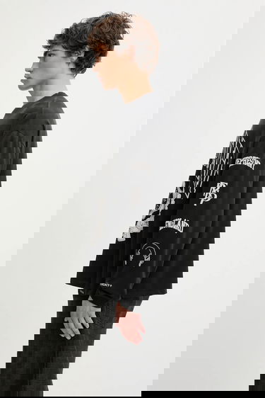 T-shirt Represent Clo Represent Legacy Crest Long Sleeve T-Shirt Svart | MLM100371, 1