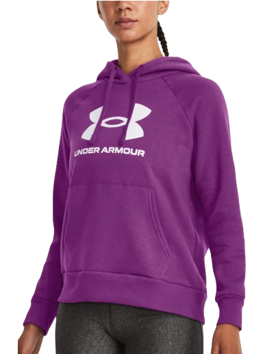 Sweatshirt Under Armour UA Rival Fleece Big Logo Purpur | 1379501-580