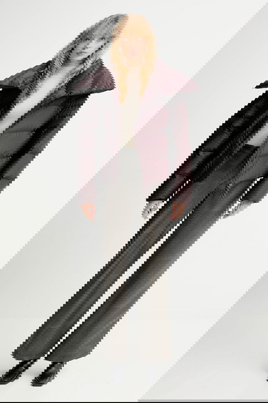 Pufferjacka Rains Rains Alta Vision Short Puffer Jacket Bourgogne | 17230, 1