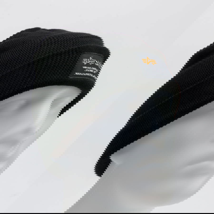 Mössa Alpha Industries Crew Beanie Svart | 128924 03, 0