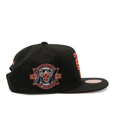 Keps Mitchell & Ness NBA Core Vi Snapback Chicago Bulls Black Svart | HHSS6749-CBUYYPPPBLCK, 1