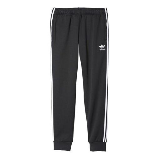 Träningsbyxor adidas Originals Superstar Cuffed Track Pants Svart | AJ6960