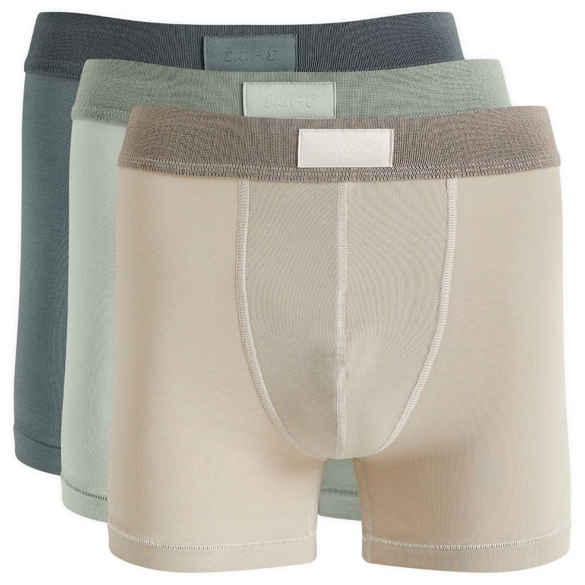 Boxare SKIMS 3" Boxer Brief 3-Pack Beige | BO-BBR-5634M-ST
