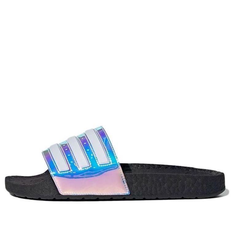 Sneakers och skor adidas Originals Adilette Boost Slides Iridescent Svart | FZ2565
