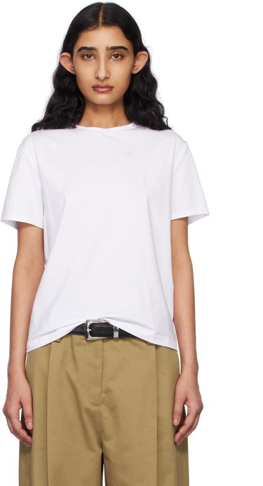 T-shirt Acne Studios Acne Studios Regular Fit T-Shirt Vit | CL0309-, 0