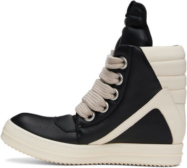 Sneakers och skor Rick Owens Rick Owens Hollywood Jumbolace Geobasket Svart | RU01E5898 LLPPW2, 2