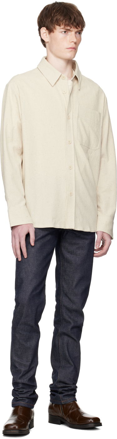 Skjorta A.P.C. A.P.C. Basile Overshirt Beige | COGEV-H02709, 3
