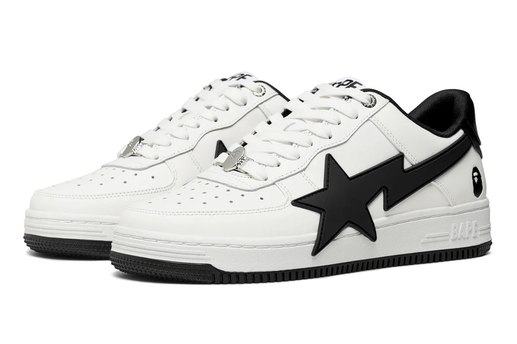 Sneakers och skor BAPE Bape Sta OS #2 White/Black Vit | 1K20-191-314-BLK, 1