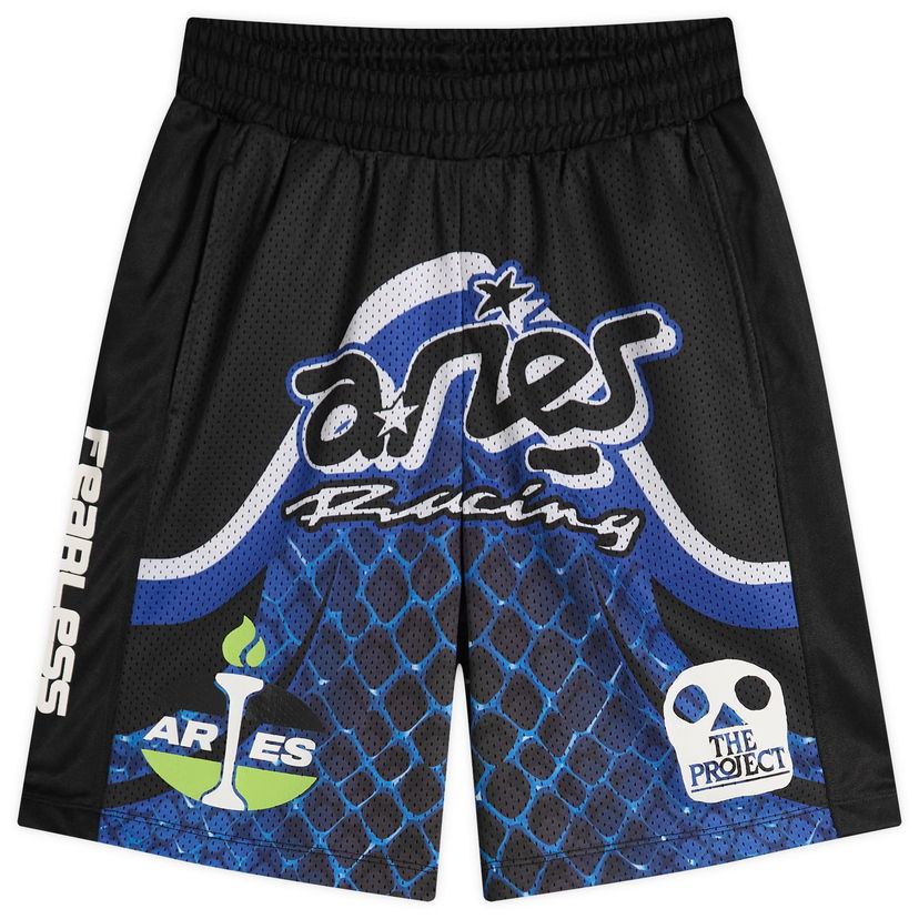 Shorts Aries Aries Moto Dodgem Airtex Shorts Svart | EN30108-01