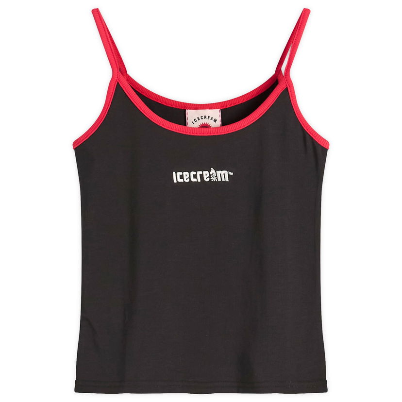 Linne BBC IceCream ICECREAM Soft Serve Contrast Vest Top, Size Large Svart | ICWW25320-BLK