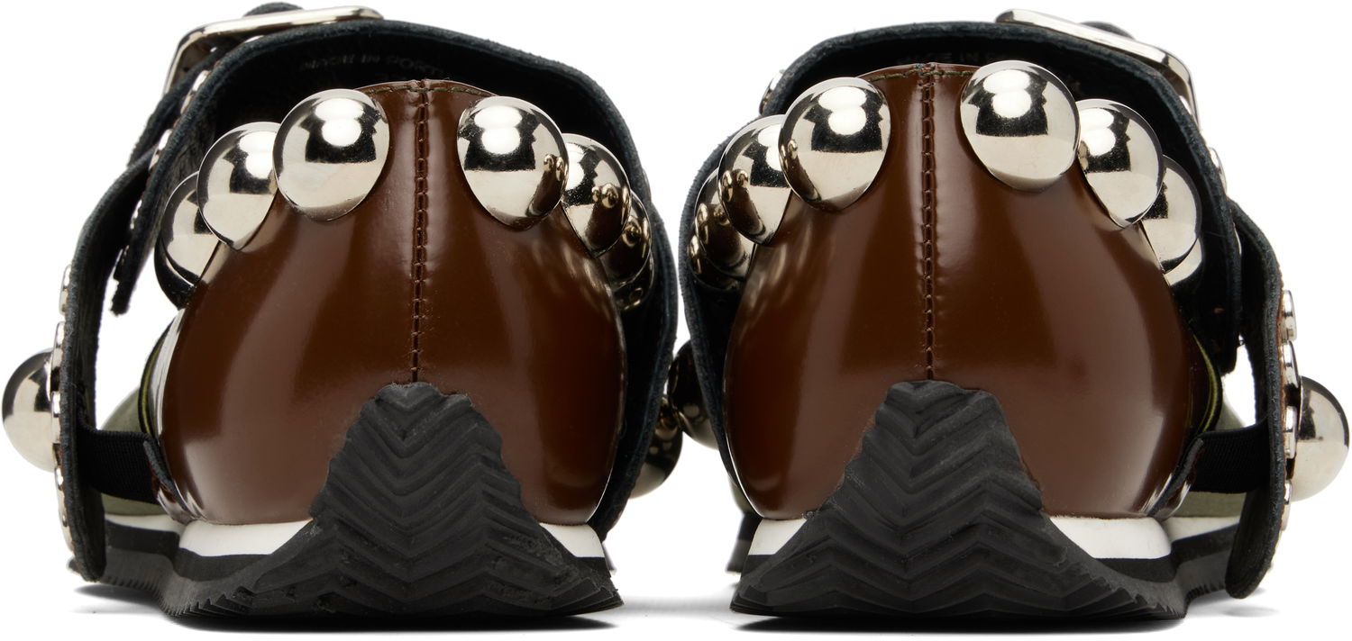 Klä Chopova Lowena Chopova Lowena Spur Strap Mary Jane Ballerina Flats Grön | 8404, 1