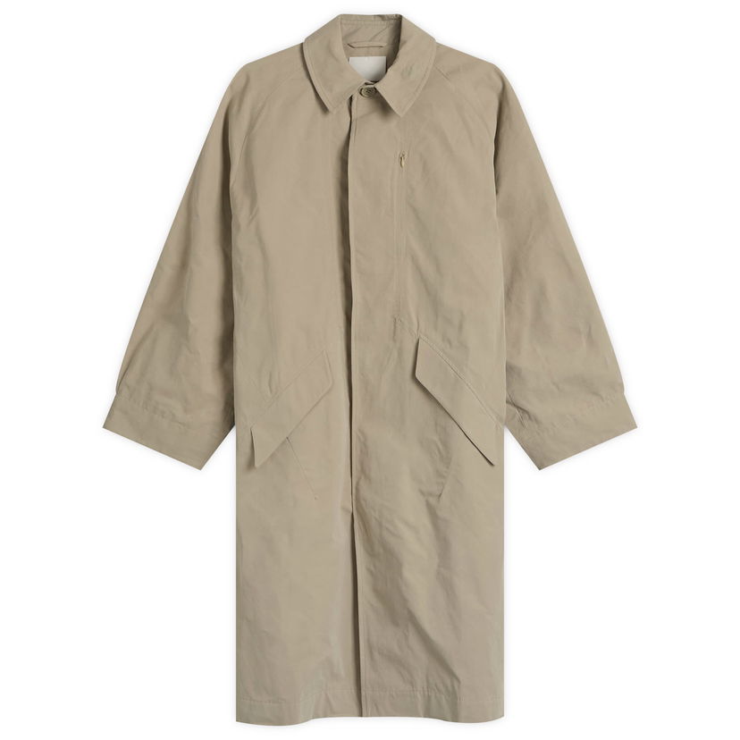 Regnrock YMC Tyrell Trench Coat, Size Large Beige | Q0YAA-30