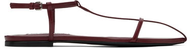 Sneakers och skor Jil Sander Jil Sander Pointed Toe Thong Sandals Bourgogne | J15WP0081_P8226, 0