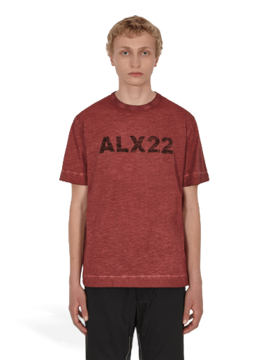 T-shirt 1017 ALYX 9SM Exclusive Logo T-Shirt Röd | AXMTS0308FA01 RED0001