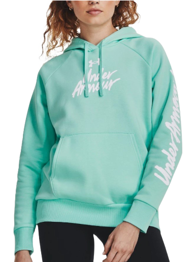 Sweatshirt Under Armour Rival Fleece Graphic Turkos | 1379609-361