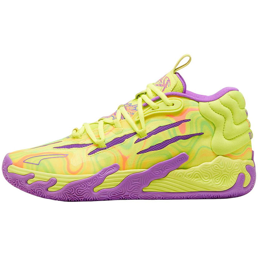 Basketboll Puma MB.03 Spark, yellow/lilac Gul | 379898_01