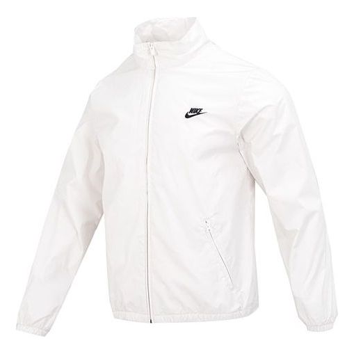 Vindjacka Nike Club+ Full-Zip Woven Jacket Vit | DX0673-030