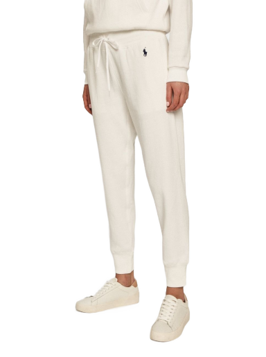 Träningsbyxor Polo by Ralph Lauren Cotton Joggers Beige | 211794397002